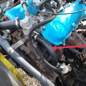 Durite de refroidissement latérale | V6 Cologne toutes cylindrées