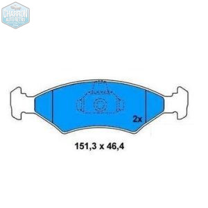 Plaquettes de frein - sans indicateur d'usure | Kit de 4 | Escort Mk3 et Mk4 | Ref : 271A36446204