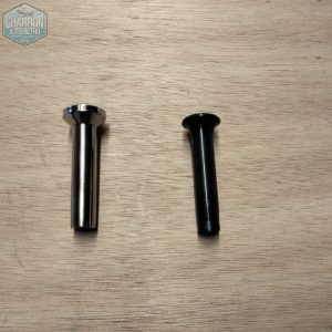 bouton de condamnation porte chromé ou noir
