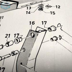 Bague de guidage pédale frein et embrayage | Capri Mk1, Escort Mk1