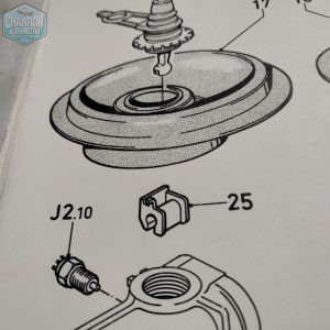Pivot de guidage levier de vitesses | Boîtes type A, B, C, 9