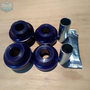 kit silent bloc tirant de chasse polyurethane taunus jusqu'a 05/73 et granada jusqu'a 12/76-ref : SPF590