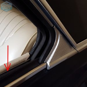 lèche vitre de vitre arrière coupé hardtop P5/P7