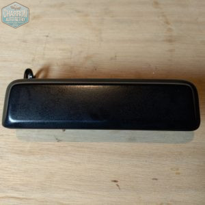 poignée de porte extérieure passager noir métal, fiesta mk1 09/82-08/83-ref : 6105015