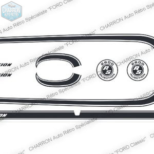Kit autocollants - Couleur au choix | Capri 2600RS
