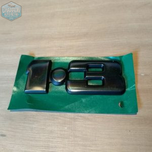 monogramme coffre  ' 1.3'  autocollant  origine  pour TC3 -réf : 6077956