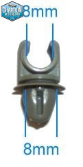 agrafe de canalisation carburant simple