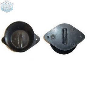 Joint charnière de porte | Ford  Capri mk1- Escort 67-80 | Inox recouvert caoutchouc