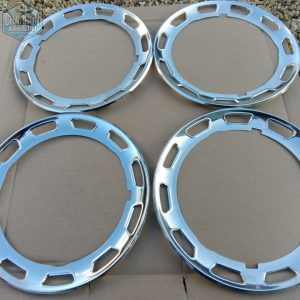 lot de 4 enjoliveurs neufs origine escort mk1 pour jantes 12"-ref : 1418906