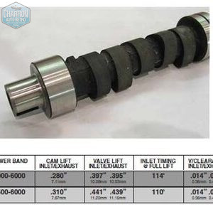 Arbre à cames performance - 284° ou 276° | V6 2.8 injection avec palier 43,9mm
