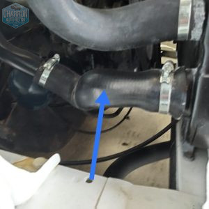 durite basse inferieur de radiateur transit diesel 2.4 et 2.5-ref : 1575162