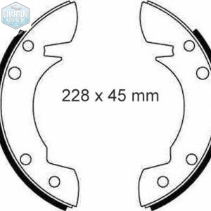 garnitures transit 228X45, roue simple,échange standard y compris 60 euros de consigne-réf : 110B6106