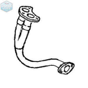tube échappement sortie collecteur escort mk4 injection non catalysé