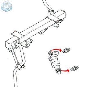 joint injecteur EFI -ref : 106134936010