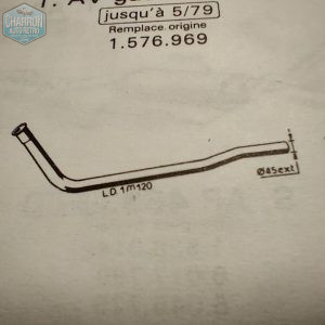 tube avant gauche granada 2.8i