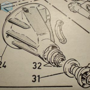 roulement de nez de pont anglais type 34 transit