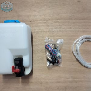 kit lave glace universel 12V, pompe,  bocal et accessoires