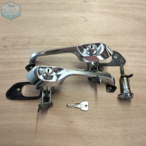 poignées complète avec serrure de coffre , y compris 1 clef capri mk1 - occasion