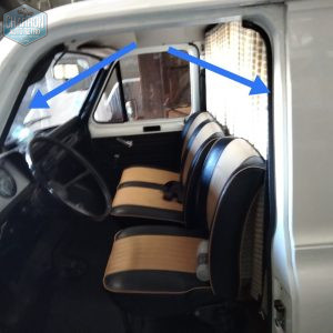 Joint de cadre cabine et porte coulissante | transit 65-85 |  prix au metre | ref : P8911b