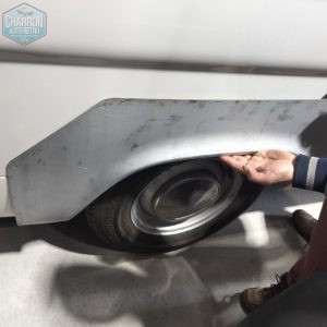 Tôle de réparation aile arrière droite | Transit 65-85 roue simple
