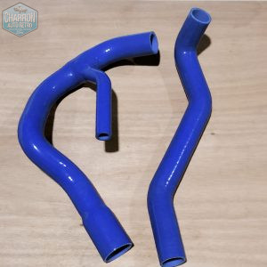 durites silicone de radiateur eau , kit de 2, sierra cosworth 04/86-02/90 , bleu ou noir