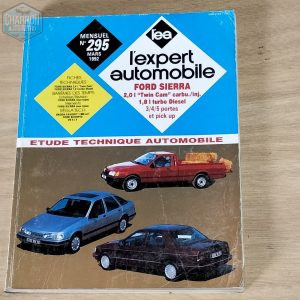 revue technique ford sierra mk2  2.0 twin cam DOHC  et 1.8 turbo diesel  EA295