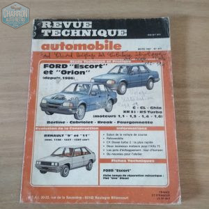 revue technique orion et escort mk4  RTA 477