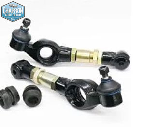 Bras de suspension reglable | Ford Capri-Escort | La paire | Version silent bloc coté berceau