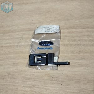 Monogramme coffre "GL" à clipser | Escort, Capri, Taunus, Granada | Pièce d'origine - Ref : 1561553