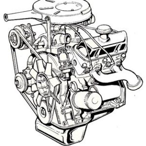 Moteur Ford V4 Essex