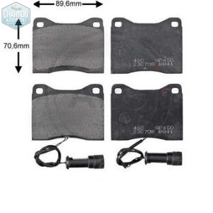 Plaquettes de frein avant | Ford Sierra Cosworth 2 roues motrices 86-90 | ref : 207A36634048
