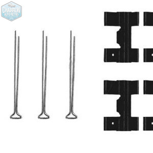 Kit accessoires montage plaquettes avant | Transit 11/73-08/91 avec étrier 2 pistons | Ref : 008AB0951561