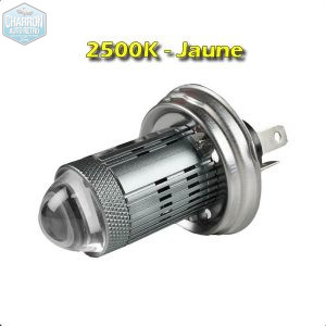 Ampoule R2/Code européen LED -- Couleur jaune - 2500K - 1500 lumens - Unité | Pour réflecteurs détériorés