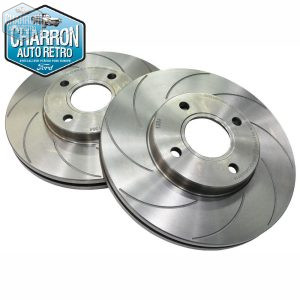 Disques de freins avant ventilés et nervurés Ø 260 mm – La Paire | Ford Escort RS turbo