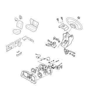 Pièces intérieures - Sellerie