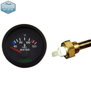 Manomètre température eau Racetech avec sonde | Moteur Kent - Pinto - V6 -V4